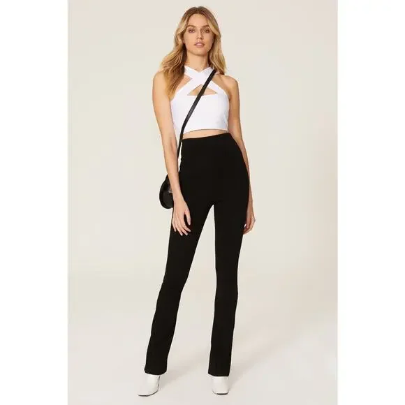 Herve by Herve Leger White Bandage Crisscross Sleeveless Crop Top Size Small - Picture 2 of 14